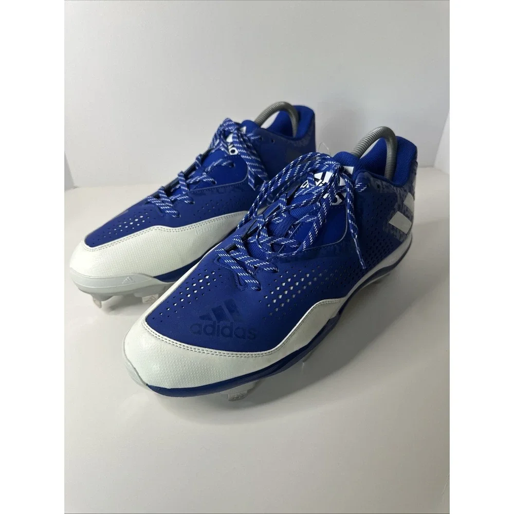 Adidas Men's Poweralley 4 Low Metal Baseball‎ Cleats Mens Size 14 W/ Tags Blue